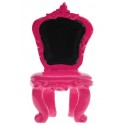 Marque place chaise baroque fuchsia les 2