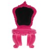 Marque place chaise baroque fuchsia les 2