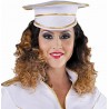 Casquette capitaine de marine blanche adulte deluxe
