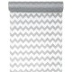 Chemin de table chevron argent pailleté organdi 5 M