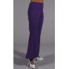 Déguisement pantalon hippie violet femme luxe