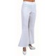 Déguisement pantalon hippie blanc femme luxe