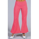 Déguisement pantalon hippie rose femme luxe