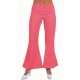 Deguisement hippie pantalon rose femme luxe