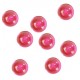 Perle de pluie fuchsia 7 mm les 300