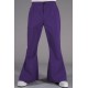 Déguisement pantalon hippie violet homme luxe