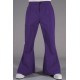 Déguisement pantalon hippie violet homme luxe