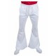 Déguisement pantalon hippie blanc homme luxe