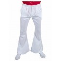 Déguisement pantalon hippie blanc homme luxe