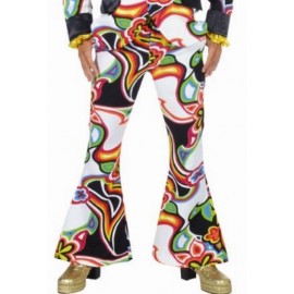 Déguisement pantalon hippie fantasy homme luxe