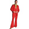 Déguisement disco rouge homme 70's luxe