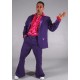 Déguisement disco violet homme 70's luxe