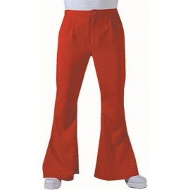 Déguisement pantalon hippie rouge homme luxe