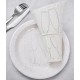 Serviette de table champagne argent papier blanc x20