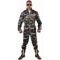 Déguisement pilote de chasse camouflage homme luxe