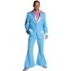 Déguisement disco bleu ciel homme 70's luxe