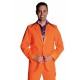Déguisement disco orange homme 70's luxe
