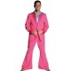 Déguisement disco rose fuchsia homme 70's luxe