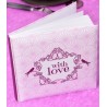 Livre d'or vintage rose