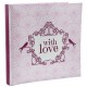 Livre d'or vintage rose 