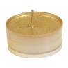 Bougies chauffe plat or pailleté 3.5 cm les 40