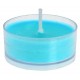 Bougies chauffe-plat turquoise rondes 3.5 cm les 40