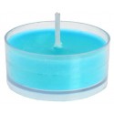 Bougies chauffe-plat turquoise rondes 3.5 cm les 40