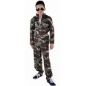 Déguisement pilote de chasse camouflage enfant luxe