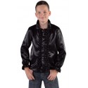 Déguisement chemise disco noire enfant