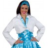 Déguisement boléro 50's blanc femme chic luxe