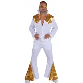 Déguisement Elvis Las Vegas blanc homme luxe