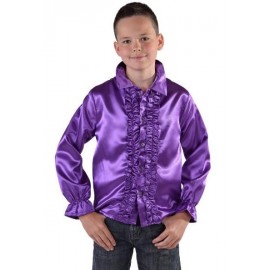 Déguisement chemise disco violette enfant