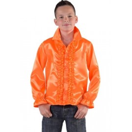 Déguisement chemise disco orange enfant 