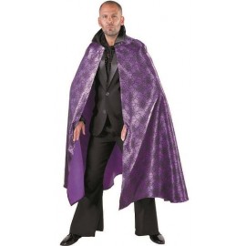 Déguisement cape araignée violette adulte satin deluxe