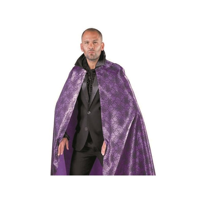 Costume Sorcière Halloween Avec Cape Toile D'araignée - Inclut Cape, Chapeau, Gants Dentelle, Tatouages, Pour Femme