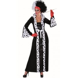 Déguisement cruella dalmatien femme luxe