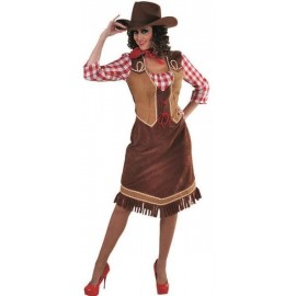 Déguisement cowgirl country femme luxe
