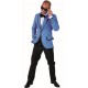 Déguisement 60's veste Magic Style bleue homme luxe