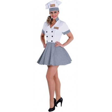 Déguisement chef cuisinier femme luxe