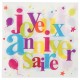 Serviette de table joyeux anniversaire festif papier les 20