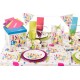 Serviette de table joyeux anniversaire festif papier les 20