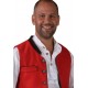 Déguisement Gilet Tyrolien rouge homme luxe