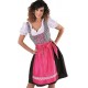 Robe Dirndl Traditionnelle Bavaroise Pour Femme - Costume Oktoberfest, Déguisement Tyrolien Ou Style Médiéval Festif