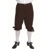 Déguisement marquis pantalon brun homme luxe