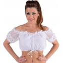 Déguisement Blouse Dirndl blanche femme luxe