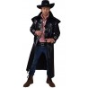 Déguisement manteau cowboy homme luxe noir