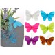 Papillons plume sur tige autres coloris