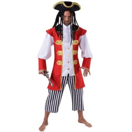 Déguisement capitaine crochet homme pirate luxe