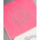 Serviette de table just married fuchsia papier les 20