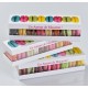 Boîte macarons couleur en carton pour 8 macarons les 10